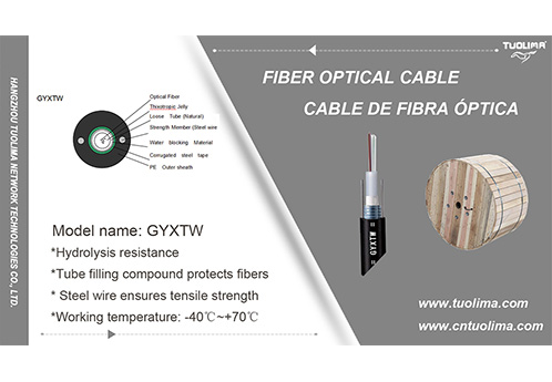Cable de Comunicacion de Fibra Optica - GYXTW