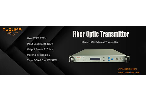 Transmisor externo de fibra óptica de 1550nm